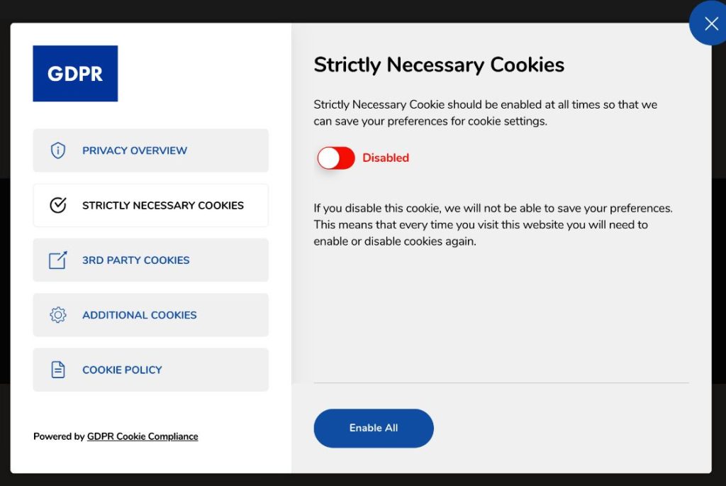 Hình ảnh minh họa plugin GDPR Cookie Compliance